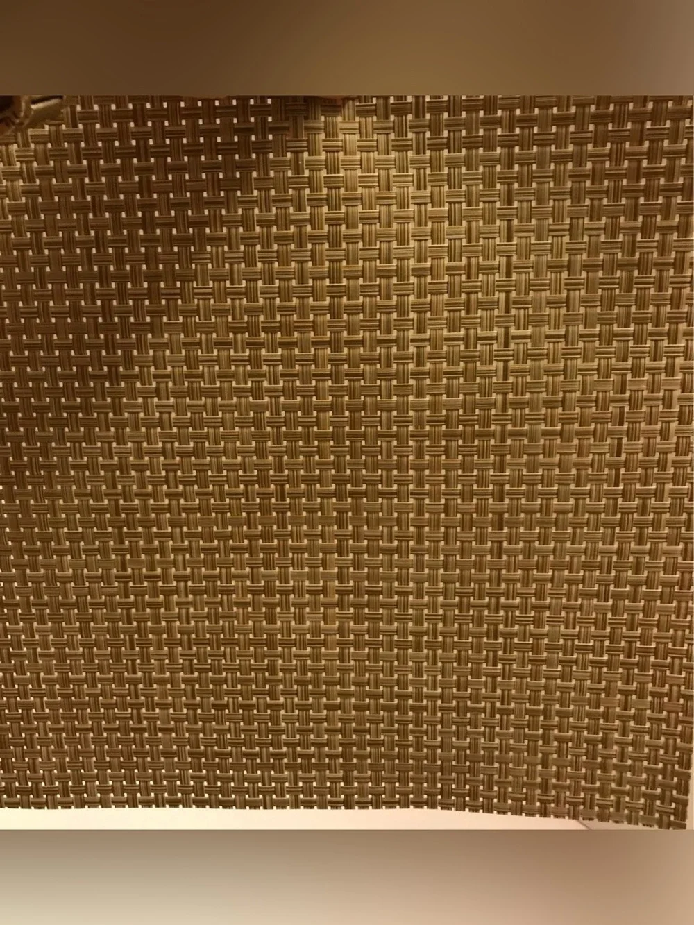 BOHO Wicker woven placemats (4) 14 X 14